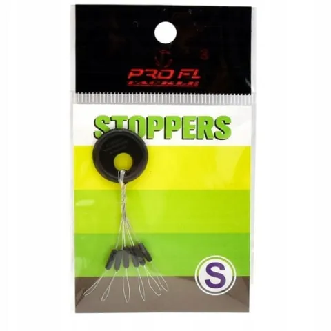 STOPER stopery czarne Cylindryczne Małe rozmiar S - 6 szt