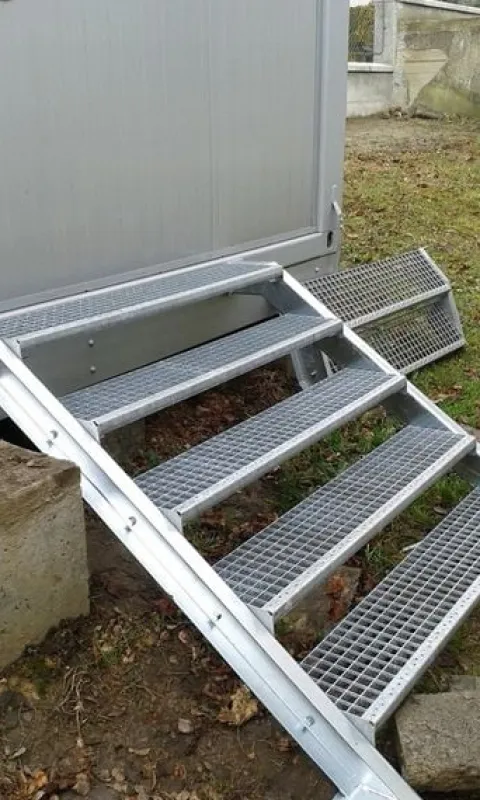 Stopnie schody z krat wema 1000x270 mm ocynk atest