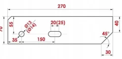 Stopnie schody z krat wema 1000x270 mm ocynk atest