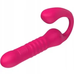 Strap-on bez uprzęży, silikonowy, penetracyjny ruch