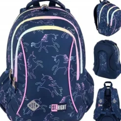ST.RIGHT PLECAK TORNISTER SZKOLNY UNICORN DLA DZIEWCZYNKI KLASA 1 3