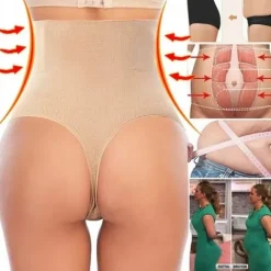 STRINGI majtki wyszczuplające brzuch korygujące modelujące elastyczne