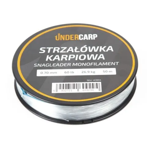 STRZAŁÓWKA KARPIOWA UNDERCARPSNAGLEADER MONOFILAMENT 0,70MM/50M 60LB 26,9KG
