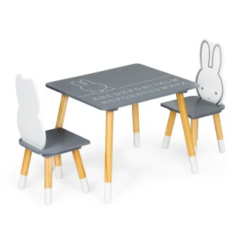 Stół stolik +2 krzesła meble dla dzieci zestaw Ecotoys
