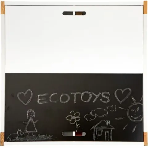 Stół stolik z dwoma krzesłami zestaw mebli dla dzieci ECOTOYS