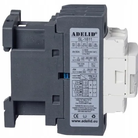 STYCZNIK MOCY 18A 230VAC LC1D18P7 7,5kW CEWKA 230V AC PRZEKAŹNIK 3P 1Z 1R