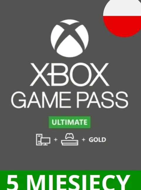 SUBSKRYPCJA XBOX GAME PASS ULTIMATE 5 MIESIĘCY - BEZ VPN