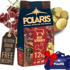 SUCHA KARMA DLA PSA POLARIS ADULT BEZ ZBÓŻ WOŁOWINA INDYK 12KG ŚWIEŻE