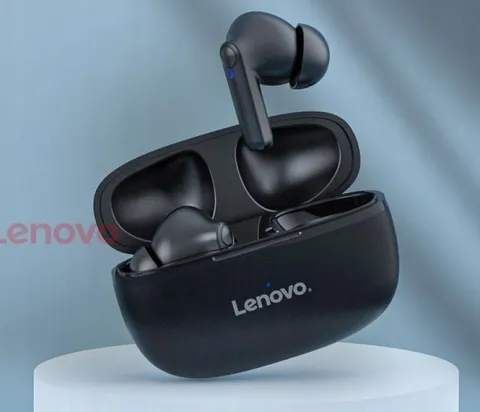 SŁUCHAWKI BEZPRZEWODOWE BLUETOOTH LENOVO HT05 Z POWERBANKIEM NOWY MODEL 5.1