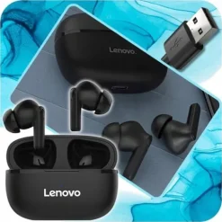 SŁUCHAWKI BEZPRZEWODOWE LENOVO HT05 BLUETOOTH Z POWERBANKIEM NOWY MODEL 5.1