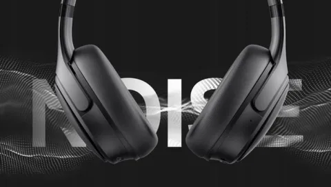 Słuchawki Bezprzewodowe TONSIL R35 Nauszne Bluetooth 5.3 ANC PRO BT Czarne