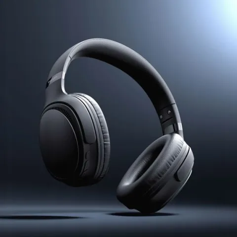 Słuchawki Bezprzewodowe TONSIL R35 Nauszne Bluetooth 5.3 ANC PRO BT Czarne