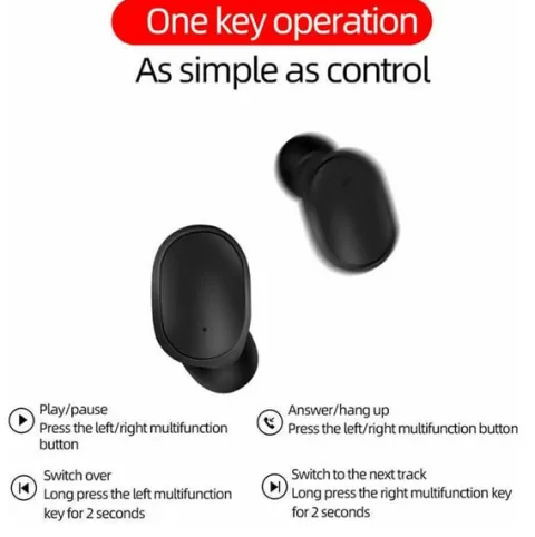 Słuchawki bluetooth E6s różowy