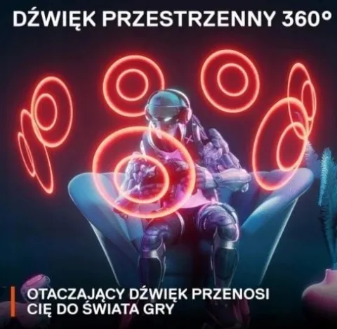 Słuchawki nauszne SteelSeries Arctis Nova 3 czarne