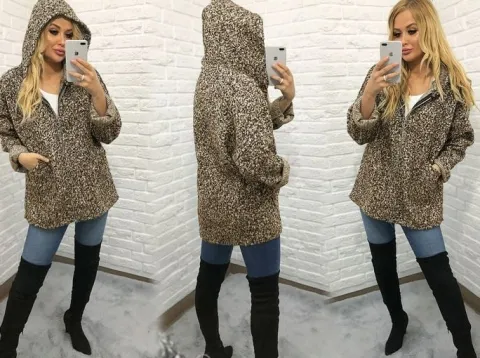 SUPEŁKOWA NARZUTKA SWETER PŁASZCZ BLUZA oversize