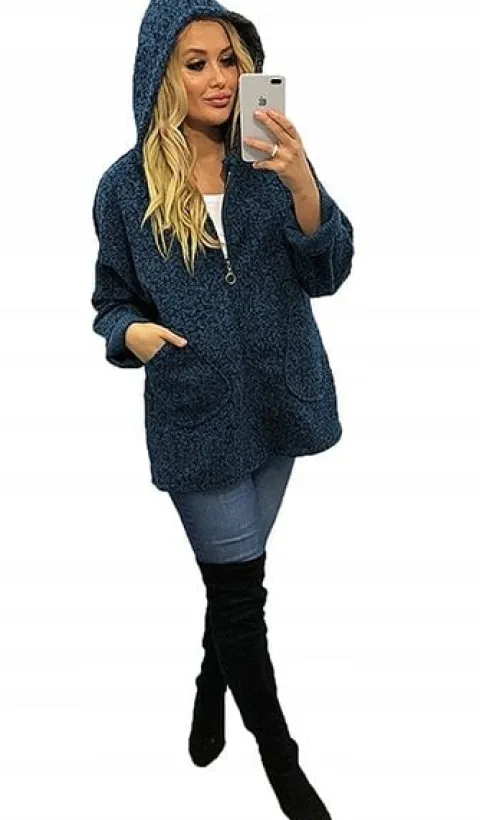 SUPEŁKOWA NARZUTKA SWETER PŁASZCZ BLUZA oversize