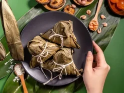Suszone liście bambusa jadalnego do zawijania ryżu ryby bamboo leaves dried przyprawa 454g