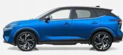 Suzuki SX4 I 2006-2013 Listwy CZARNE Boczne Drzwi