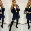Sweter ALPAKI kurtka WEŁNA MODNE KOLORY oversize