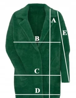 Sweter ALPAKI kurtka WEŁNA MODNE KOLORY oversize