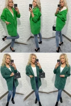 Sweter ALPAKI kurtka WEŁNA MODNE KOLORY oversize