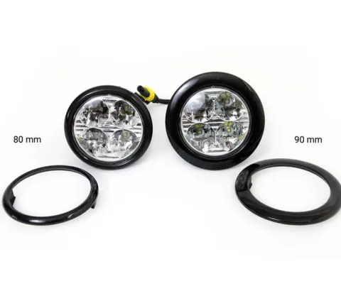 SWIATŁA DZIENNE LED FIAT DUCATO OKRĄGŁE