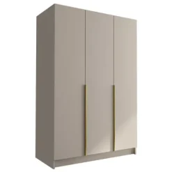 Szafa CALIA I 150 cm-pojemna garderoba-KASZMIR+ZŁOTY