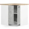 SZAFKA KUCHENNA OLIWIA S 90/90cm + BLAT BIAŁA / BETON