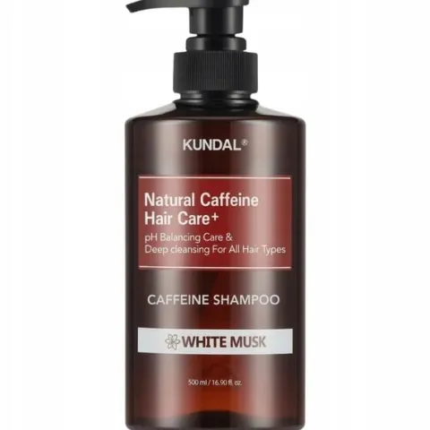 Szampon do włosów KUNDAL Natural Caffeine Hair Care White Musk 500ml