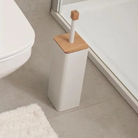Szczotka do WC tuba wolnostojąca do toalety bambus - Yoka