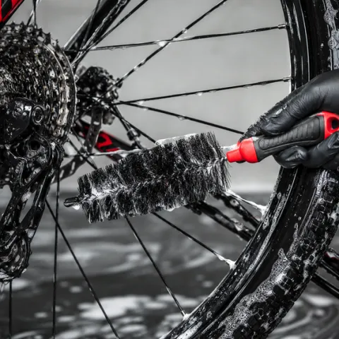 Szczotki Do Czyszczenia Kół i Łańcucha Rowerowego Zestaw Szczotek Do Mycia
