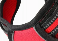 SZELKI BEZUCISKOWE typu GUARD dla psa ELITE L red
