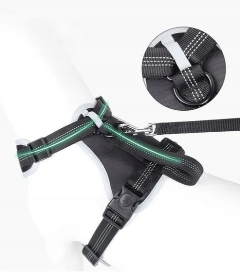 SZELKI dla psa GUARD bezuciskowe TOKYO black S