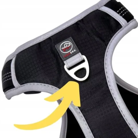 SZELKI dla psa GUARD bezuciskowe TOKYO black S