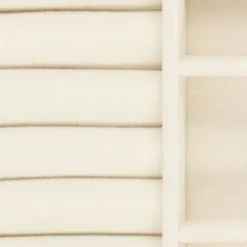 Szkatułka na biżuterię ekoskóra 16x11x5 cm różowy organizer z przegródkami