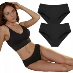 2 szt Majtki Figi Bielizna menstruacyjna Stroje Kąpielowe Menstruacyjne