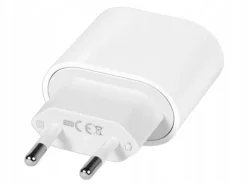 Szybka ładowarka kostka 20w uniwersalna zasilacz usb-c (biała)