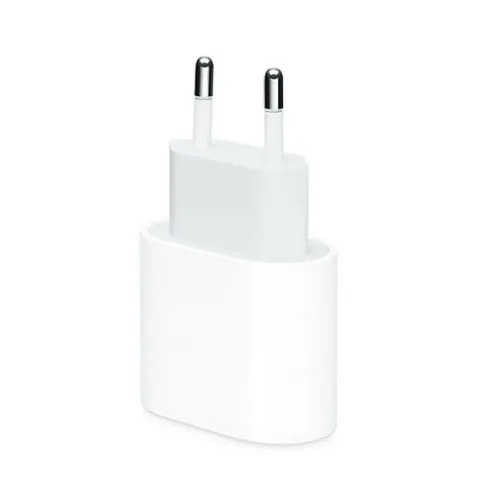 Szybka ładowarka kostka 20w uniwersalna zasilacz usb-c (biała)