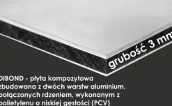 TABLICZKA REKLAMOWA szyld z dibondu nadruk 40x30 cm sprzedaż jajek