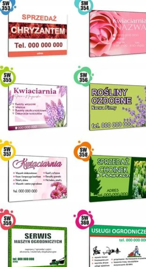 TABLICZKA REKLAMOWA szyld z dibondu nadruk 40x30 cm sprzedaż jajek
