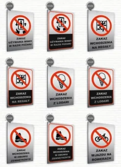 Tabliczka znak informacyjny 40x30 Srebrna ZAKAZ POŁOWU RYB Nierdzewna