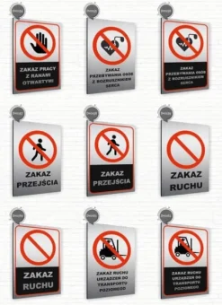 Tabliczka znak informacyjny 40x30 Srebrna ZAKAZ POŁOWU RYB Nierdzewna