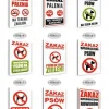 Tabliczka znak informacyjny dibond 40x30 zakaz dokarmiania kotów i gołębi