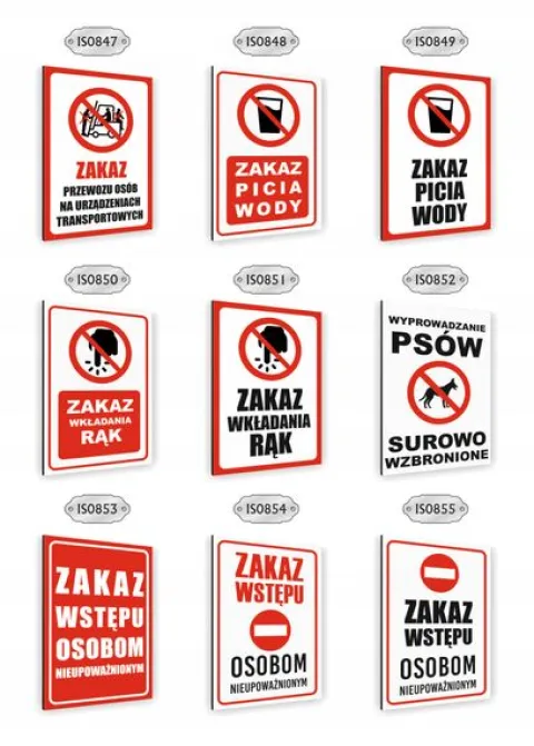 Tabliczka znak informacyjny dibond 40x30 zakaz dokarmiania kotów i gołębi