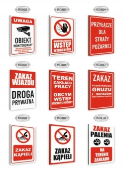 Tabliczka znak informacyjny dibond 40x30 zakaz dokarmiania kotów i gołębi