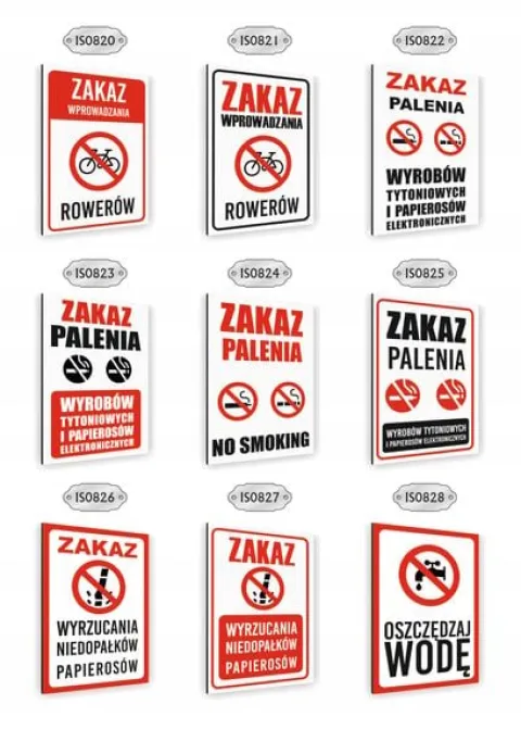 Tabliczka znak informacyjny dibond 40x30 zakaz dokarmiania kotów i gołębi