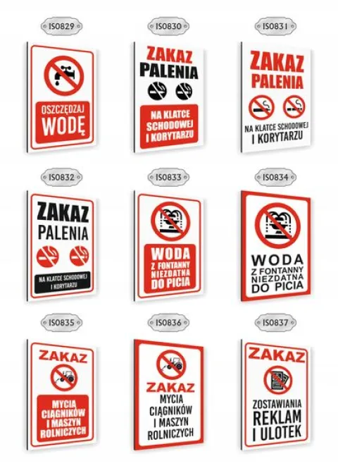 Tabliczka znak informacyjny dibond 40x30 zakaz dokarmiania kotów i gołębi