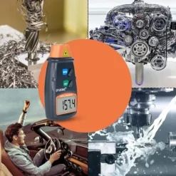 TACHOMETR LASEROWY MIERNIK OBROTÓW OBROTOMIERZ LCD