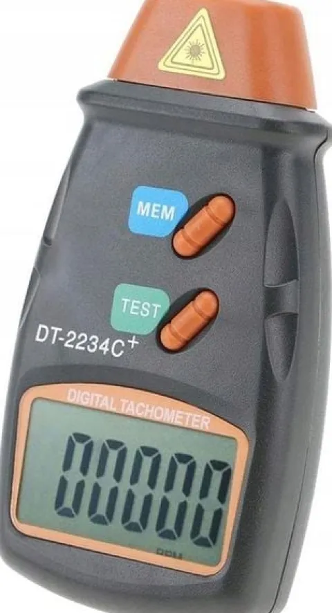 TACHOMETR LASEROWY MIERNIK OBROTÓW OBROTOMIERZ LCD
