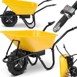 Taczka elektryczna akumulatorowa wozidło Baumr-AG BPR-700E 100L 180kg